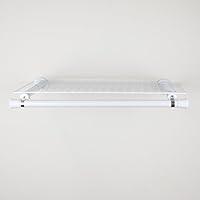 Algopix Similar Product 16 - Rod Desyne Single Shelf with Hanger