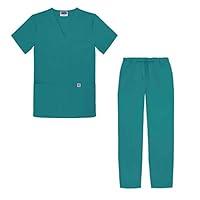 Algopix Similar Product 8 - Sivvan Unisex Classic Scrub Set VNeck