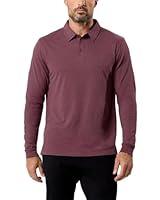 Algopix Similar Product 9 - INTO THE AM Long Sleeve Polo Shirts for