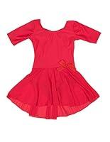 Algopix Similar Product 3 - Leveret Kids Girls Skirt Leotard Red