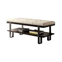 Algopix Similar Product 19 - Benzara Aldor Industrial Bench, Brown