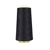 Algopix Similar Product 3 - 6000 Yards Black Sewing Thread All