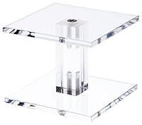 Algopix Similar Product 6 - Plymor Clear Acrylic Square Barbell