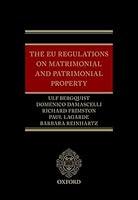 Algopix Similar Product 5 - The EU Regulations on Matrimonial and