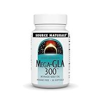 Algopix Similar Product 16 - Source Naturals MegaGLA 300  Borage