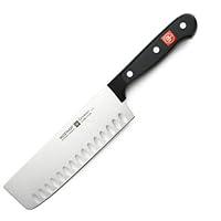 Algopix Similar Product 12 - Gourmet 7" Hollow Edge Nakiri Cleaver