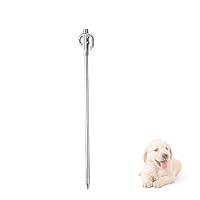 Algopix Similar Product 6 - CAMPINGMOON Dog Tie Out Stake Stainless