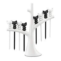 Algopix Similar Product 3 - Koziol MIAOU Hors doeuvres forks One