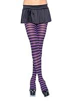 Algopix Similar Product 12 - Wide Stripe Opaque Tights One Size