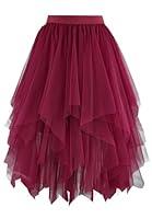 Algopix Similar Product 2 - Ellames Womens Tulle Skirts High Low