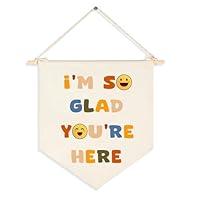 Algopix Similar Product 17 - Im So Glad Youre HereCanvas Hanging