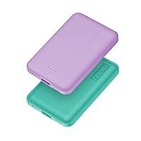 Algopix Similar Product 16 - Miady 2Pack 5000mAh Mini Portable