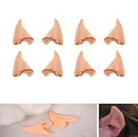 Algopix Similar Product 18 - Kbraveo 4 Pair Realistic Elf Ear Fake