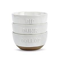 Algopix Similar Product 16 - DEMDACO Dip Dunk Dollop Classic White