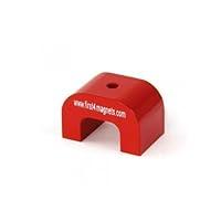 Algopix Similar Product 5 - Large Red Alnico Horseshoe Magnet for