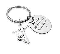 Algopix Similar Product 19 - Handmade Lineman Be Safe Keychain with