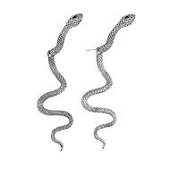 Algopix Similar Product 20 - Retro Snake Stainless Steel Earrings