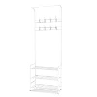 Algopix Similar Product 14 - ALVOROG Entryway Coat Rack Shoe Bench
