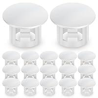 Algopix Similar Product 12 - QCDENG 100PCS 14 White Plastic Plugs