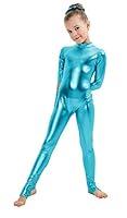 Algopix Similar Product 20 - Kepblom Girls Shiny Metallic Mock Neck