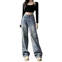 Algopix Similar Product 5 - Womens Jeans 2024 Y2k Wide Leg Vintage