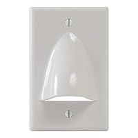 Algopix Similar Product 10 - ICC Bulk Nose Faceplate in Single Gang