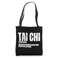 Algopix Similar Product 10 - Tai Chi Definition Funny Tai Chi Tote