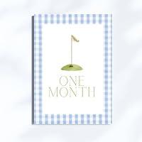 Algopix Similar Product 13 - Watercolor Golf Monthly Milestone Cards