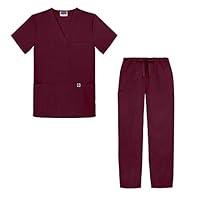 Algopix Similar Product 11 - Sivvan Unisex Classic Scrub Set VNeck