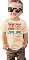 Algopix Similar Product 15 - Big Brother Shirt for Toddler Boys