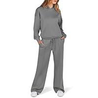 Algopix Similar Product 11 - 2 Piece Oversized Sweatsuit Set for