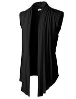 Algopix Similar Product 1 - H2H Mens Shawl Collar Sleeveless