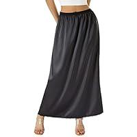 Algopix Similar Product 15 - Gaono Womens Satin Half Slips for