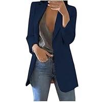 Algopix Similar Product 1 - Womens Lapel Casual Blazer Jacket Plus