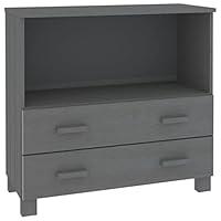 Algopix Similar Product 3 - vidaXL Sideboard Dark Gray