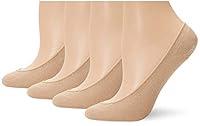 Algopix Similar Product 7 - Hue Womens 4 Pair Hidden Cotton Liner