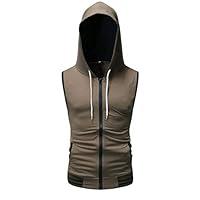 Algopix Similar Product 19 - Alalaso Men Zip Up Drawstring Hooded