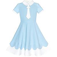 Algopix Similar Product 2 - Sunny Fashion Girls Dress Back School