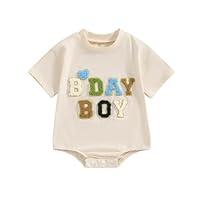 Algopix Similar Product 7 - FIOMVA Baby Girl Boy Birthday Outfits