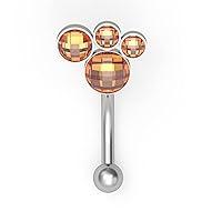 Algopix Similar Product 19 - Titanium Rook Jewelry CZ Eyebrow