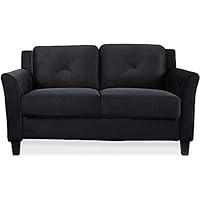 Algopix Similar Product 7 - BOWERY HILL Microfiber Loveseat Couch