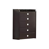 Algopix Similar Product 10 - Benzara Spacious Dark Brown Finish Five