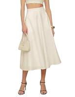 Algopix Similar Product 1 - IDEALSANXUN Linen Skirts for Women 2024