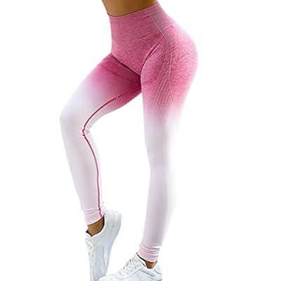 Gradient Gym Yoga Pants Scrunch Butt Leggings for Women Activewear