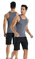 Algopix Similar Product 14 - Lnsave Mens Muscle Shirts 2Pack