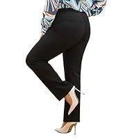 Algopix Similar Product 3 - DGD Womens Plus Size Pencil Pant