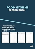 Algopix Similar Product 11 - Food Hygiene Record Book Temperature