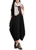 Algopix Similar Product 10 - romacci Women Maxi Long Sleeve Dress