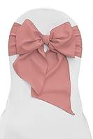 Algopix Similar Product 13 - LA Linen Polyester Poplin Chair Bow