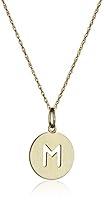 Algopix Similar Product 10 - 14k GoldFilled Round Pierced Initial